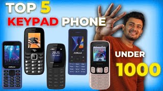 Best 5 Keypad Phones Under 1000 Rs in August 2024  Top 5 Keypad Phones Under 1000 keypad mobile [upl. by Hinckley]