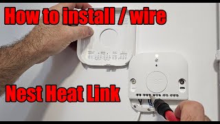 How do you install the Google Nest Thermostat Heat Link to combi boiler Wireing [upl. by Rednijar]