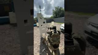 Training with the Crosman DPMS SBR BB gun [upl. by Furiya]