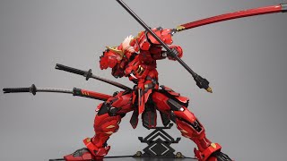 【型模玩赏】模寿MOSHOW 先祖效应Progenitor Effect 甲斐之虎Takeda Shingen 合金成品METAL FRAME [upl. by Henig]