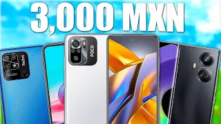 TOP 5 CELULARES BARATOS Y BUENOS DESDE 3000 MXN 2023 AmazonAliexpressCompras Online [upl. by Church]