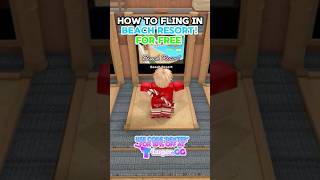 How to Fling in Beach Resort  Roblox MM2 [upl. by Socin]