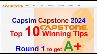 Capsim 2023 Capstone Guide  Free Winning Guide and Tips  Capsim Round 1 [upl. by Mcfadden]