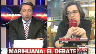 C5N  MARIHUANA EL DEBATE MALENA PICHOT [upl. by Chiaki831]