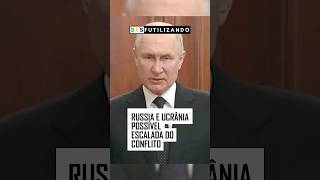 RUSSIA E UCRÂNIA  POSSÍVEL ESCALADA DO CONFLITO russia ucrania [upl. by Orbadiah]