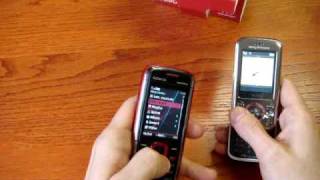 Nokia 5130 vs SonyEricsson W395 Ita [upl. by Auberon296]