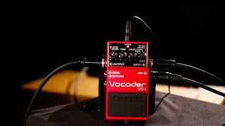 Boss VO1 Vocoder Guitar Effects Pedal [upl. by Naj149]