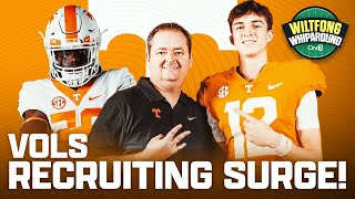 Tennessee Recruiting INTEL as Vols Move Up Rankings  5Star David Sanders TRENDING [upl. by Aitnahc]