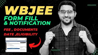 Wbjee 2023 Exam Date amp Application Form Fill up Step by step  Eligibility  college  Jee Main 2023 [upl. by Fernando350]