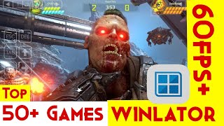 Top 50 Perfectly Playable Games Winlator  Box64Droid  Exagear [upl. by Stafani]