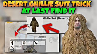 Desert Ghillie Suit Trick  The Chosen One Achievement  PUBG MOBILE  BGMI [upl. by Aselehc]