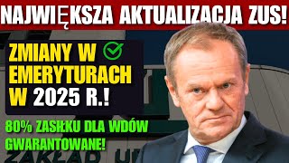 Alert Emeryci otrzymają do 15 podwyżki z ZUS w 2025 roku – czy możesz sobie na to pozwolić [upl. by Namlas596]