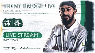 LIVE STREAM  Day 2  Nottinghamshire CCC vs Lancashire CCC [upl. by Enoj]