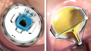 Mitral valve replacement technology  3D animation [upl. by Ferdy923]