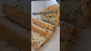 🫒Recette Cake Jambon et aux Olives facile et rapide cakesalé cakeauxolives cakejambon recette [upl. by Esinwahs]