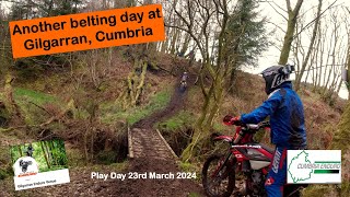 Gilgarran Enduro Venue  Workington Cumbria 23032024  Muddy Playday riding a Beta 300 RR [upl. by Zerla]