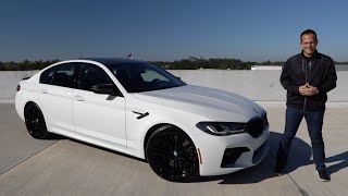 Is the 2021 BMW M5 Competition a performance sedan thats WORTH IT [upl. by Nnodnarb]