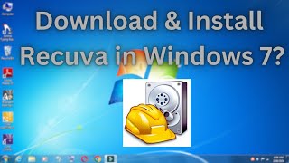 How to Downlaod amp Install Recuva Software in Windows 7 ComputerLaptop [upl. by Zehcnas]