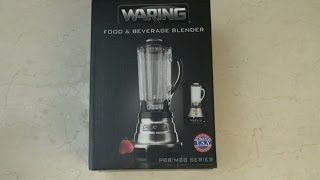 Unboxing Waring MBB518 Food and Beverage Blender [upl. by Akahs932]