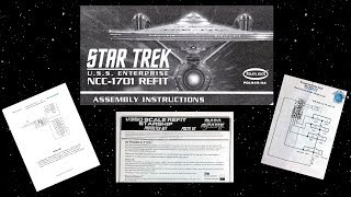 Instruction Sheets for Polar Lights POL94904 USS Enterprise Refit [upl. by Powel]