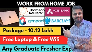 Barclays Genpact Hiring Fresher  Work From Home  Package1012 LPA  Latest Jobs 2024  wfh  AXIS [upl. by Aivul]