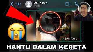 HANTU TUMPANG KERETA 😈 SERAM WOI JANGAN MAIN PRANK 😭 [upl. by Ahtoelc]