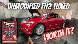 Is it worth mapping a Totally Stock Honda Civic Fn2 TypeR [upl. by Ijnek]