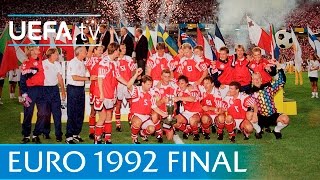 Denmark v Germany UEFA EURO 92 final highlights [upl. by Gweneth443]