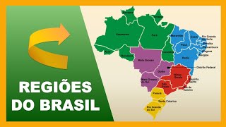 Regiões do Brasil  Localização dos estados  Mapa do Brasil [upl. by Ecirehs971]