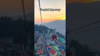 Gangtok Ropeway sikkim  places to visit in sikkim  gangtok city  wanderbees  sikkim cable car [upl. by Phyl]