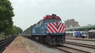 Metra Commuter Rail in Chicago  June 2023 [upl. by Kinsler]