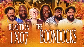 The Boondocks  1x4 Granddads Fight  Group Reaction [upl. by Yanffit]