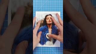 Tape Transfer Tutorial  how to transfer a glossy photo using shipping tape cheap easy craft art [upl. by Lemieux]