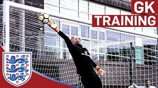 High Intensity Drills for Englands Senior Goalkeepers  Goalkeeper Training [upl. by Attej83]