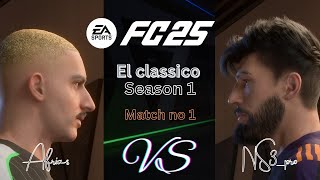 FC 25  Online Friendly  Afrias vs NS3pro  Season 1  Match no 1  4k 60fps [upl. by Ayrotal519]