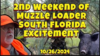 2nd Weekend of Muzzleloader In South Florida  Hog Action [upl. by Publea]