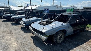 Lycoming County Fair  Heat race COMPACTS [upl. by Akkin101]