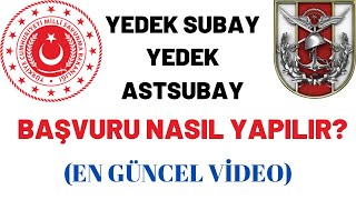 Yedek subayastsubay NASIL başvuru yapılır EDevlet [upl. by Emarej]