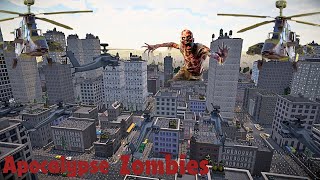 AgustaWestland Apache City Defense VS 5000000 War Zombies UEBS 2  Battle Simulator 2 [upl. by Haldas]