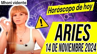 HOY REGRESA ALGUIEN DE TU PASADO 💗 MHONI VIDENTE 🔮 Horóscopo de hoy ARIES 14 de NOVIEMBRE 2024 ❤️ [upl. by Solotsopa]