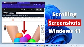 How to Take Scrolling Screenshot in Windows 11 [upl. by Ylnevaeh665]