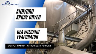 Anhydro Spray Dryer with GEA Wiegand Evaporator up to 900 kgh output [upl. by Anitsrihc]