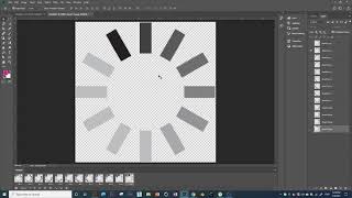 How to create a loading gif in Adobe Illustrator amp Photoshop time lapse [upl. by Jezebel]