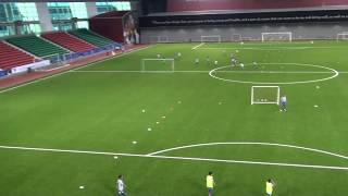 Khalifa Stadium Indoor new ASI field at Aspire Qatar Indoor [upl. by Yenobe]