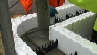 Amvic ICF Basement Concreting [upl. by Airom]