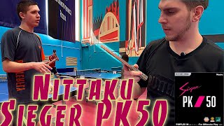 Nittaku Sieger PK50 Достойная альтернатива Butterfly Dignics 09c [upl. by Krishnah690]