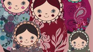 Babushka Collection  SS19  Our handcrafted prints on dolls [upl. by Quinton]