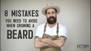 8 BEARD GROWING MISTAKES YOU NEED TO AVOID with Matty Conrad [upl. by Gearhart]