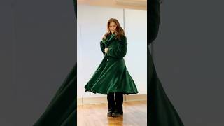 Max Makes Debra Messing a Coat winterfashion maxalexander [upl. by Kinimod]