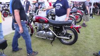 Twin Engine Triumph at the 2014 Barber Vintage Festival – Motorcycle Classics Magazine [upl. by Alim]